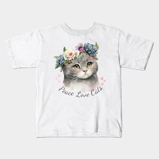 Cat t-shirt Kids T-Shirt